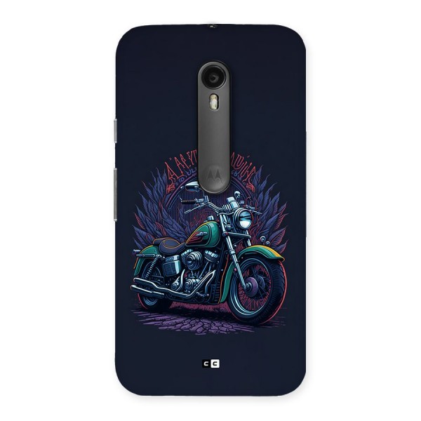 Vintage Desi Bike Back Case for Moto G3