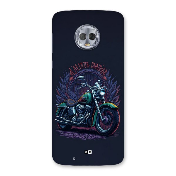 Vintage Desi Bike Back Case for Moto G6
