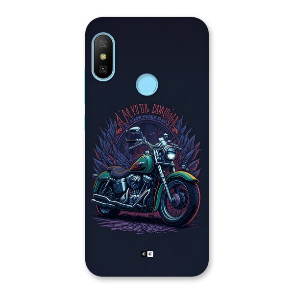 Vintage Desi Bike Back Case for Redmi 6 Pro