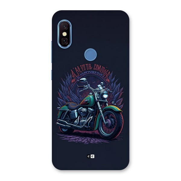Vintage Desi Bike Back Case for Redmi Note 6 Pro