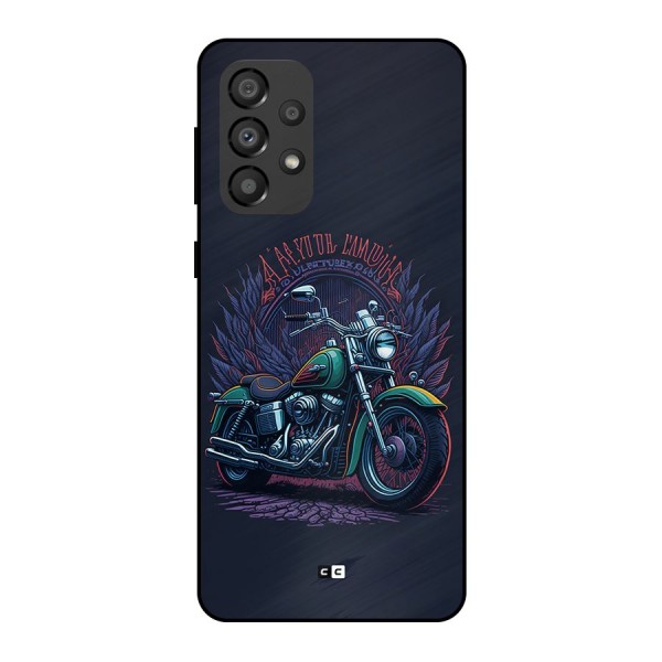 Vintage Desi Bike Metal Back Case for Galaxy A33 5G
