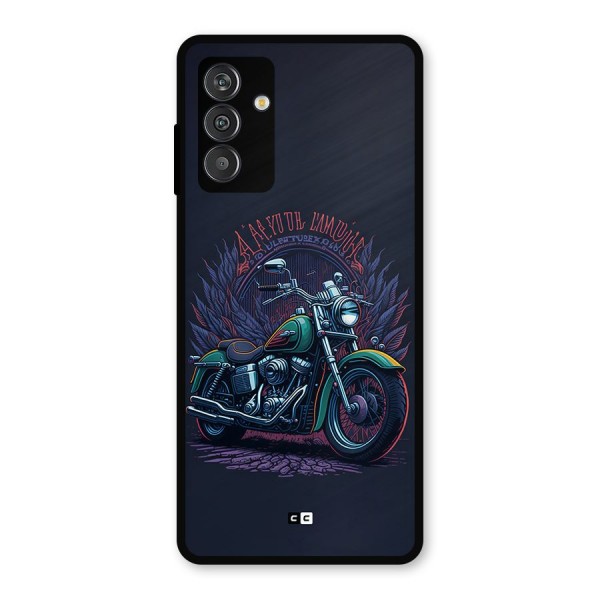 Vintage Desi Bike Metal Back Case for Galaxy M14 5G