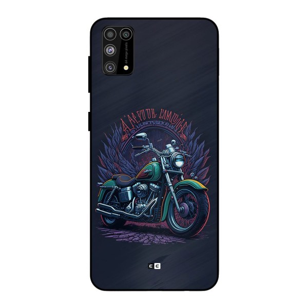 Vintage Desi Bike Metal Back Case for Galaxy M31