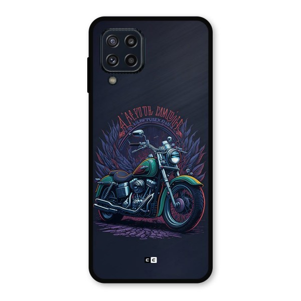 Vintage Desi Bike Metal Back Case for Galaxy M32