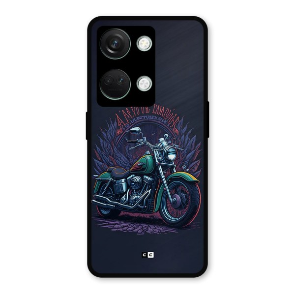 Vintage Desi Bike Metal Back Case for OnePlus Nord 3