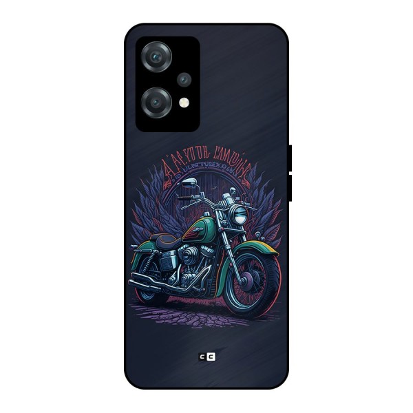 Vintage Desi Bike Metal Back Case for OnePlus Nord CE 2 Lite 5G