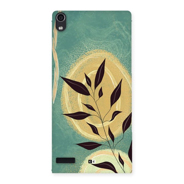 Vintage Leaf Art Back Case for Ascend P6