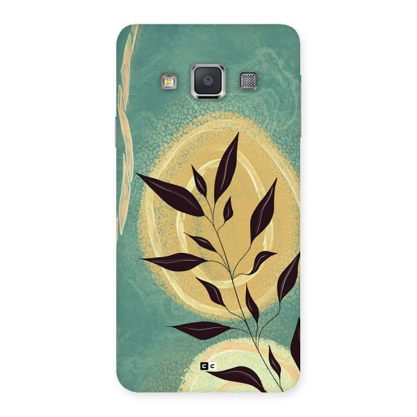 Vintage Leaf Art Back Case for Galaxy A3
