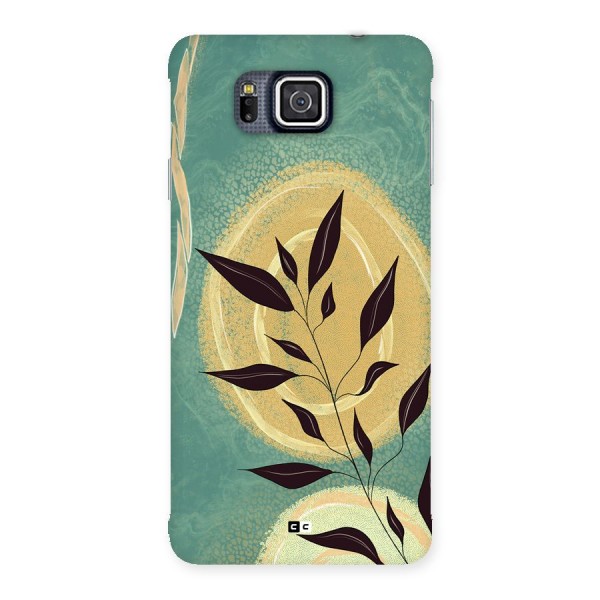 Vintage Leaf Art Back Case for Galaxy Alpha