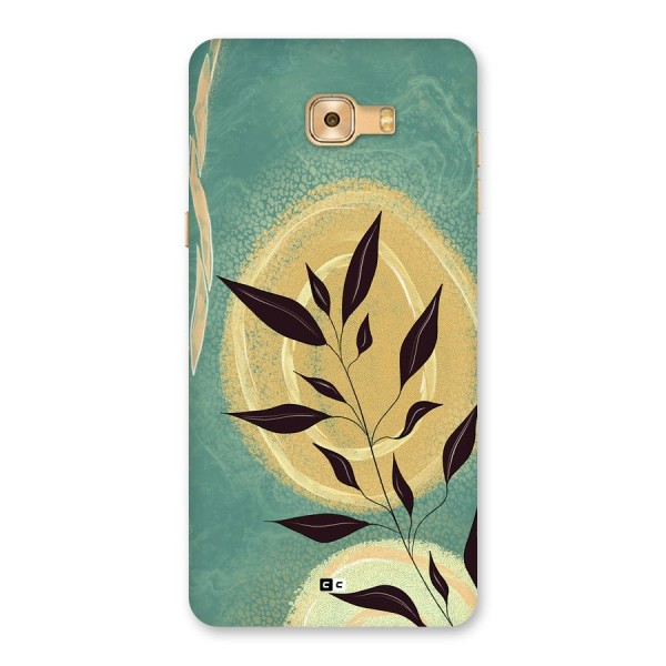 Vintage Leaf Art Back Case for Galaxy C9 Pro