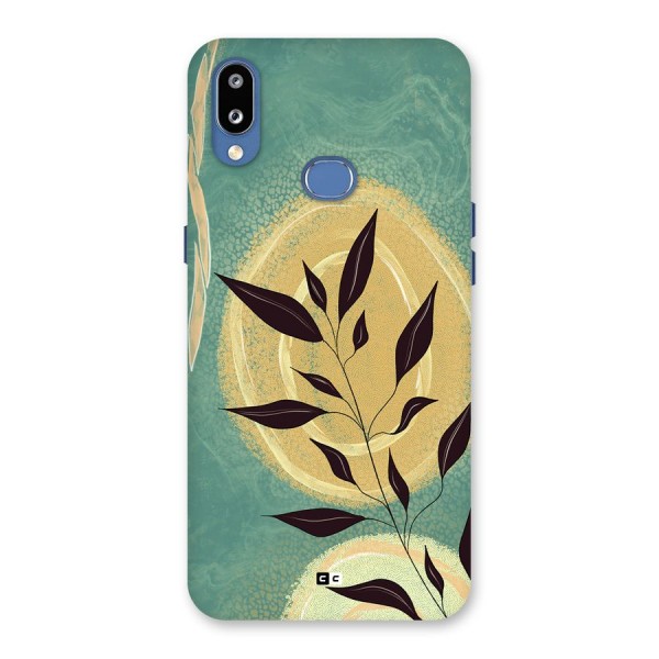 Vintage Leaf Art Back Case for Galaxy M01s