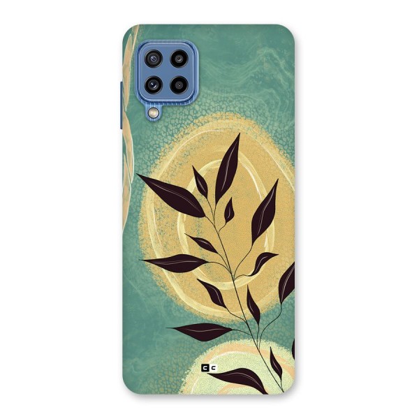 Vintage Leaf Art Back Case for Galaxy M32