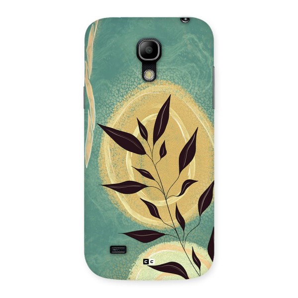 Vintage Leaf Art Back Case for Galaxy S4 Mini