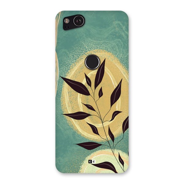 Vintage Leaf Art Back Case for Google Pixel 2