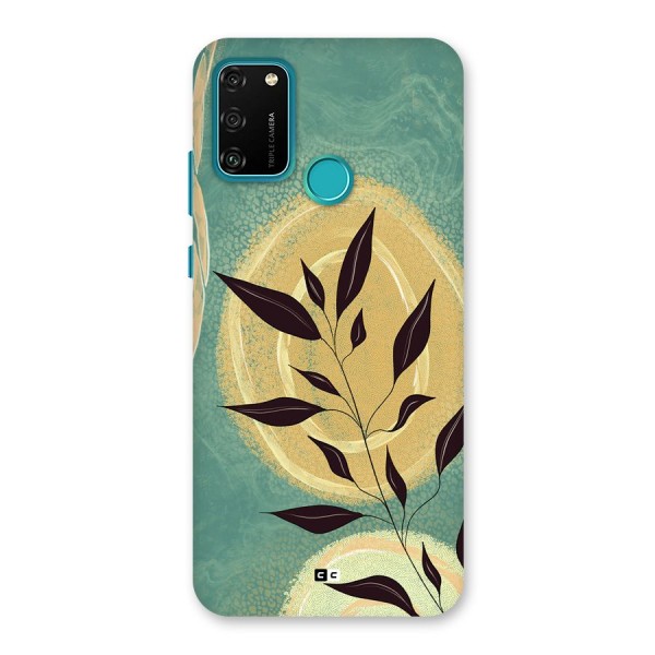 Vintage Leaf Art Back Case for Honor 9A