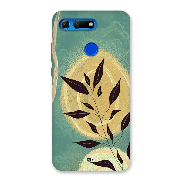 Vintage Leaf Art Back Case for Honor View 20