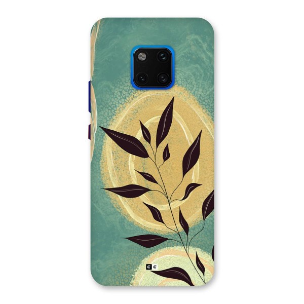 Vintage Leaf Art Back Case for Huawei Mate 20 Pro