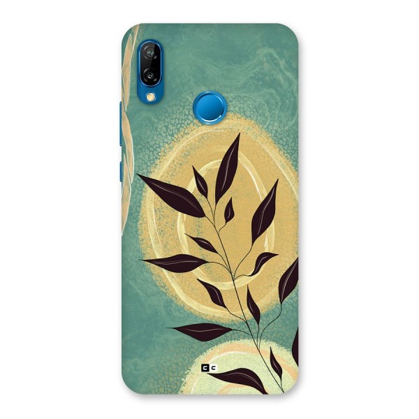 Vintage Leaf Art Back Case for Huawei P20 Lite
