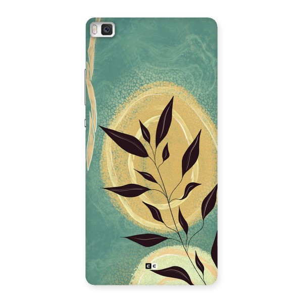 Vintage Leaf Art Back Case for Huawei P8