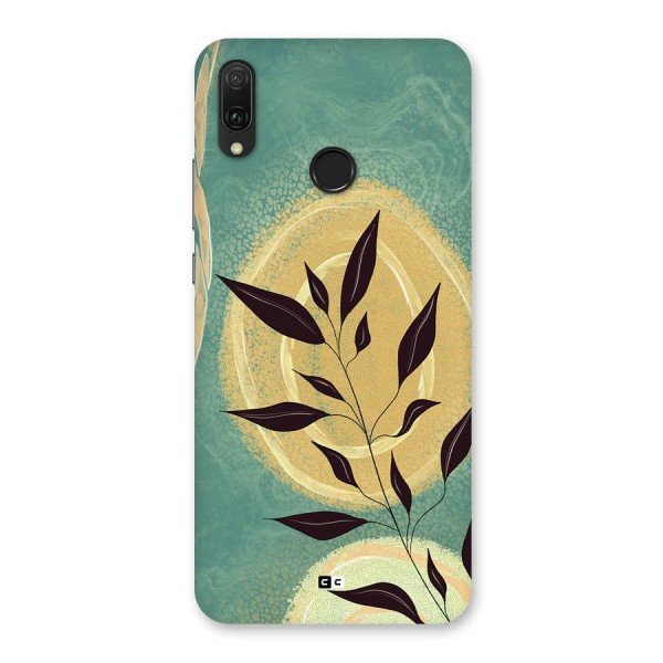 Vintage Leaf Art Back Case for Huawei Y9 (2019)