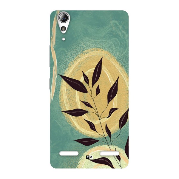 Vintage Leaf Art Back Case for Lenovo A6000