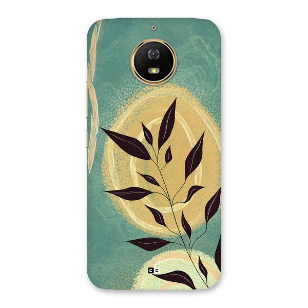 Vintage Leaf Art Back Case for Moto G5s