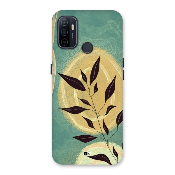 Vintage Leaf Art Back Case for Oppo A33 (2020)