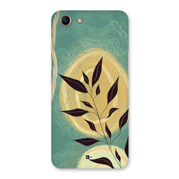 Vintage Leaf Art Back Case for Oppo A83 (2018)