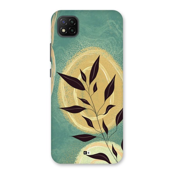 Vintage Leaf Art Back Case for Poco C3