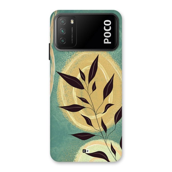 Vintage Leaf Art Back Case for Poco M3