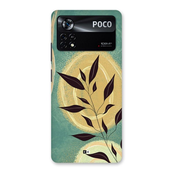 Vintage Leaf Art Back Case for Poco X4 Pro 5G