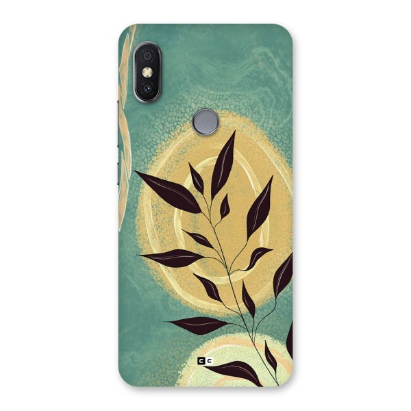Vintage Leaf Art Back Case for Redmi Y2