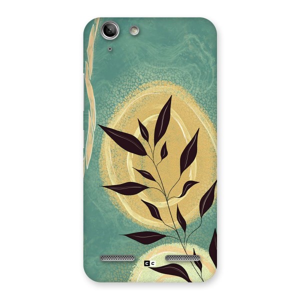 Vintage Leaf Art Back Case for Vibe K5