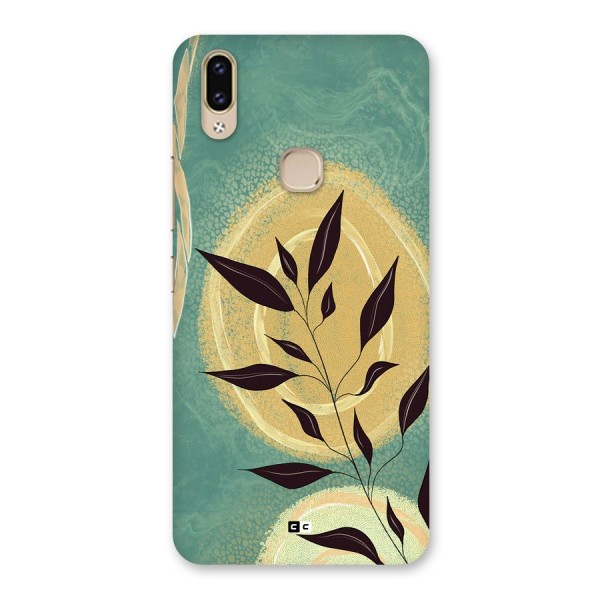 Vintage Leaf Art Back Case for Vivo V9 Youth
