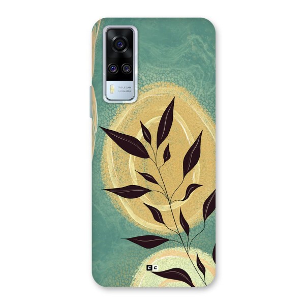Vintage Leaf Art Back Case for Vivo Y51