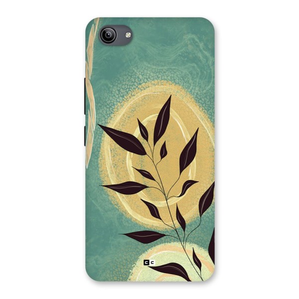 Vintage Leaf Art Back Case for Vivo Y81i