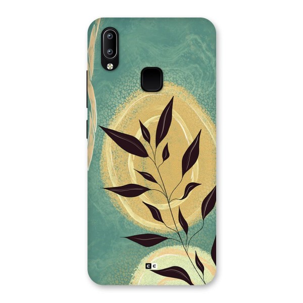 Vintage Leaf Art Back Case for Vivo Y93