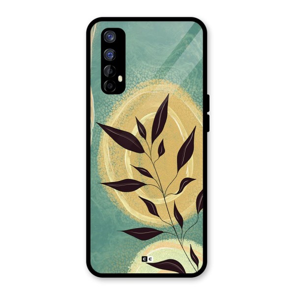 Vintage Leaf Art Glass Back Case for Realme Narzo 20 Pro