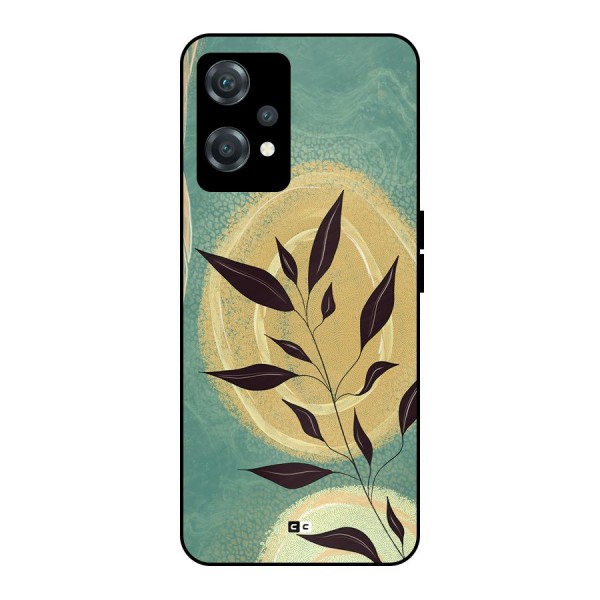 Vintage Leaf Art Metal Back Case for OnePlus Nord CE 2 Lite 5G