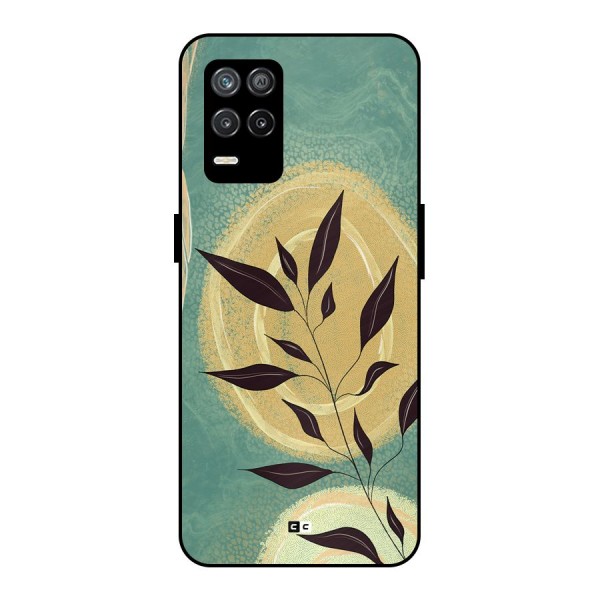 Vintage Leaf Art Metal Back Case for Realme 9 5G
