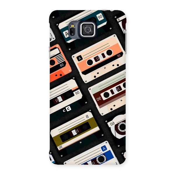 Vintage Retro Cassettes Back Case for Galaxy Alpha