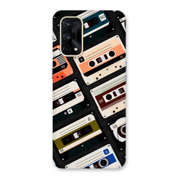 Vintage Retro Cassettes Glass Back Case for Realme X7 Pro
