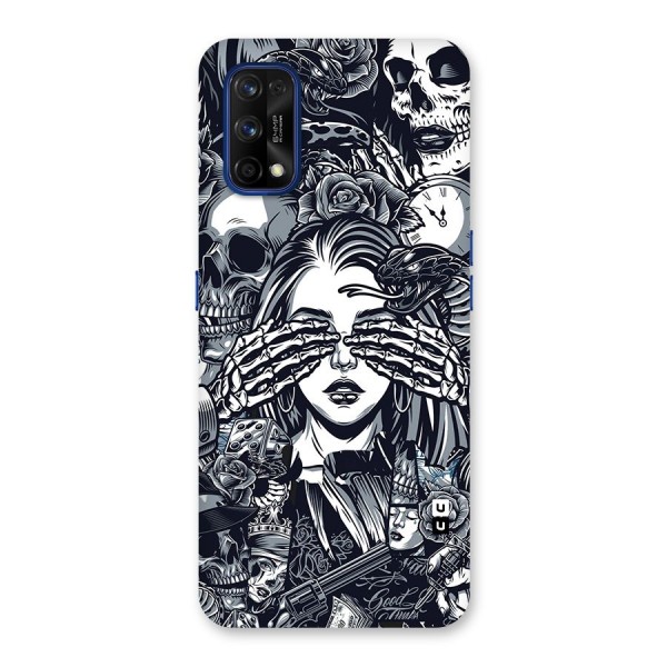 Vintage Skulls and Girl Style Back Case for Realme 7 Pro