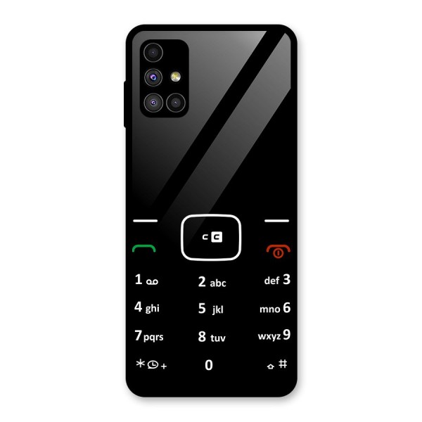 Vintage Smart Phone Glass Back Case for Galaxy M51