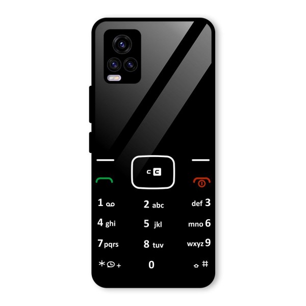 Vintage Smart Phone Glass Back Case for Vivo V20