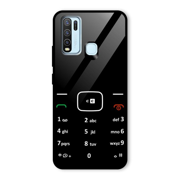 Vintage Smart Phone Glass Back Case for Vivo Y50