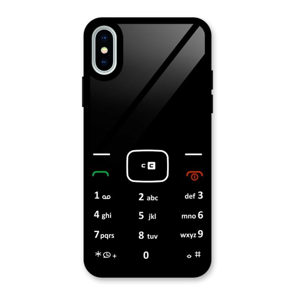 Vintage Smart Phone Glass Back Case for iPhone X