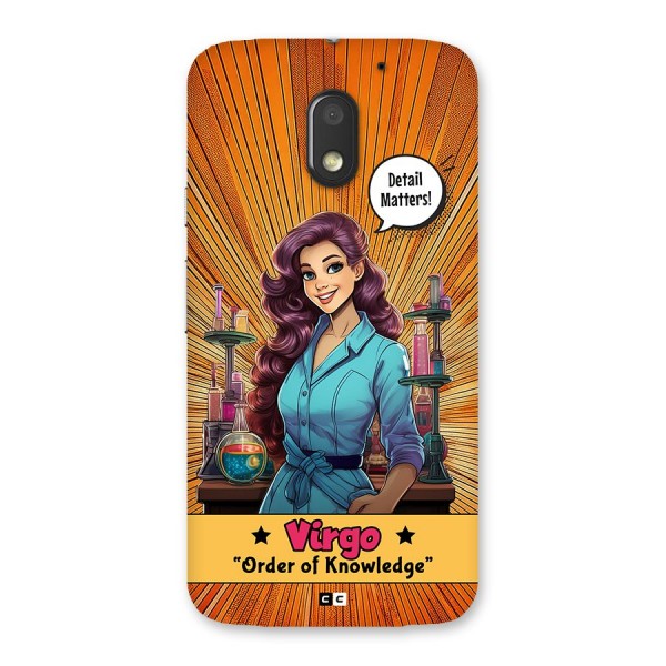 Virgo Order Back Case for Moto E3 Power