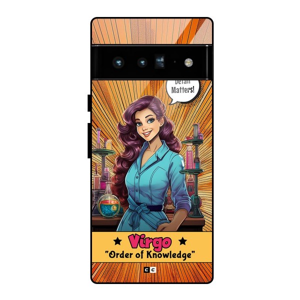 Virgo Order Glass Back Case for Google Pixel 6 Pro