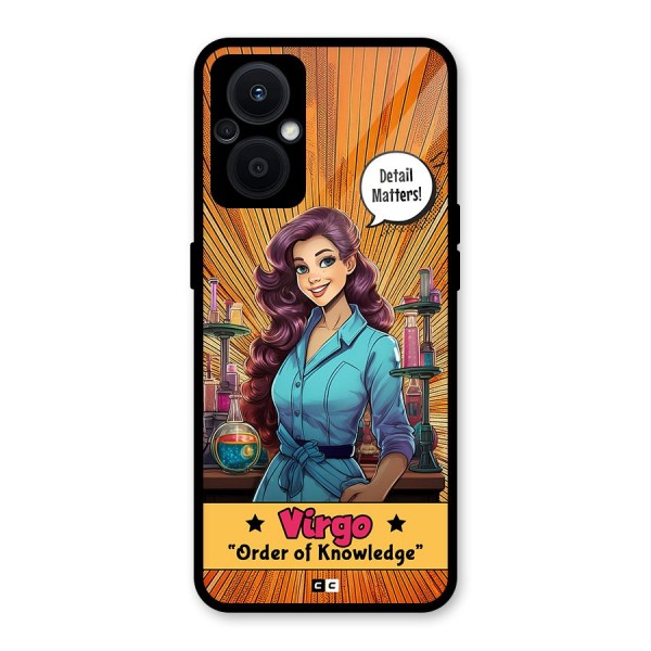 Virgo Order Glass Back Case for Oppo F21s Pro 5G